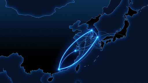한·중 통합 비즈니스 벨트 지도